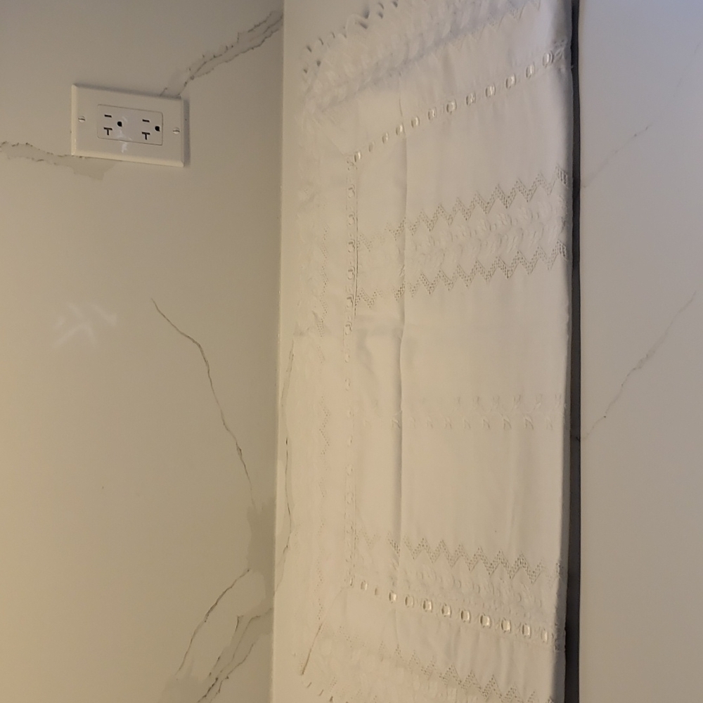 𝅺jonelle Pillow Case Cover Bedding White lace intricate decoration scallop - Picture 2 of 10